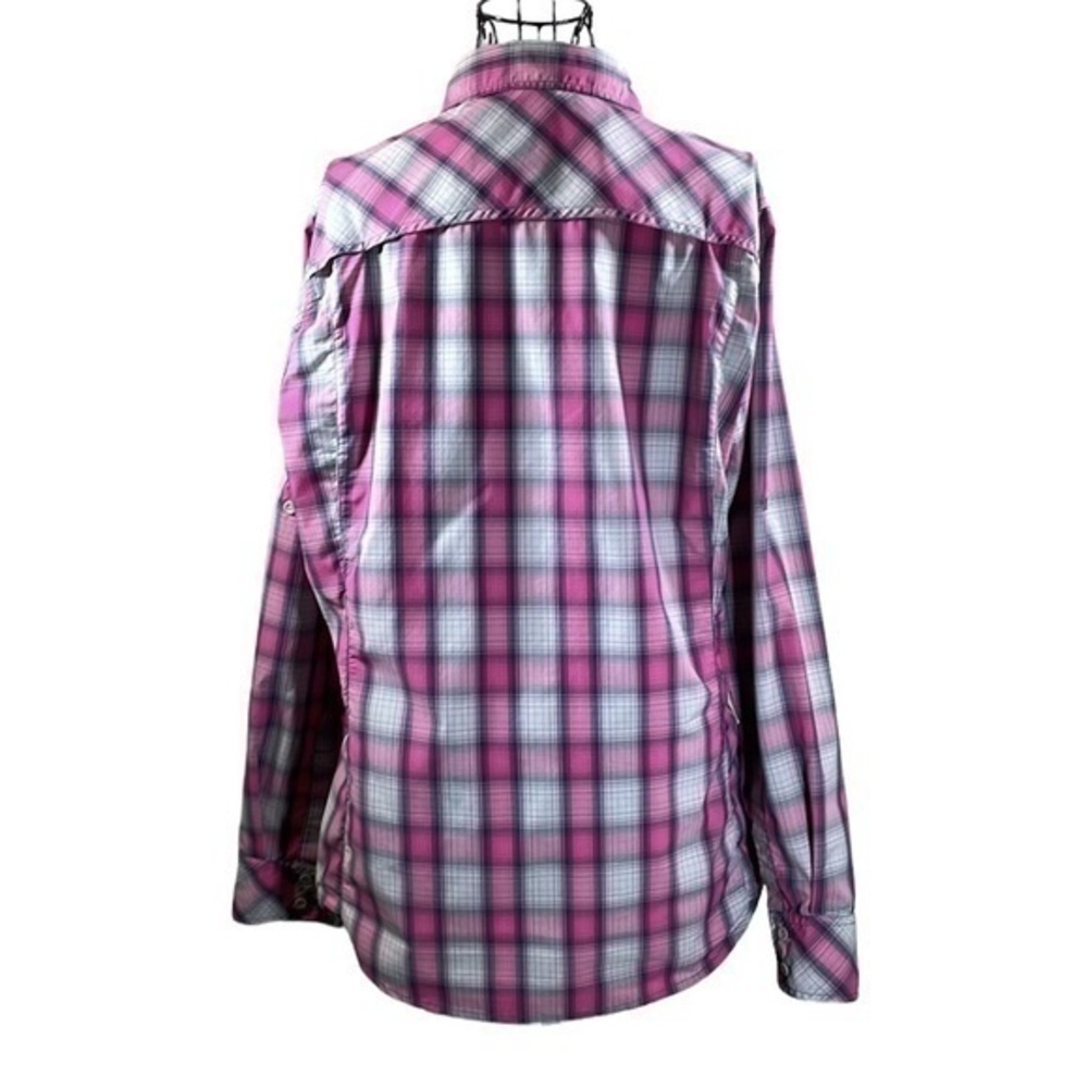 The North Face | Long Sleeve Plaid Shirt Pink/Grey - Picture 2 of 6
